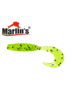 Силиконовая приманка  "Marlin's" Tvister TV23 23мм/0,2гр Цвет Т10 (уп.-20шт.)