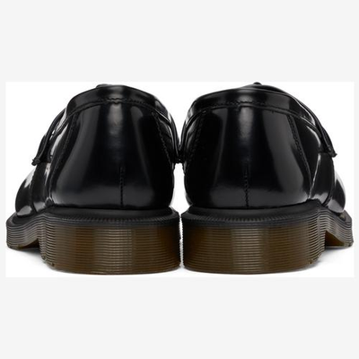 Туфли Dr Martens Black Adrian Loafers Mono Black