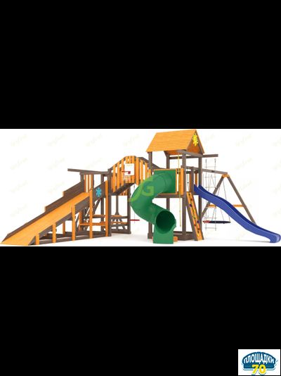 Всесезонная площадка IgraGrad С Мостик 1 с трубой SF1