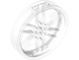 Wheel 75mm D. x 17mm Motorcycle, Trans-Clear (88517 / 6053875)