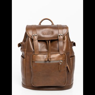 Кожаный рюкзак Volturno NEW Premium brown (арт. 3004-63)