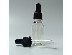 Пипетка 18/410 черная с черной кнопкой, арт.9612