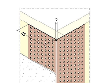 Профиль угловой внешний с узким закругленным краем 2 мм 305 см Protektor Артикул: 37172