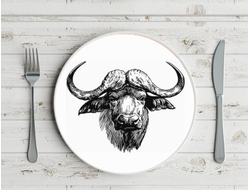 Тарелка с символикой "Быка" №10