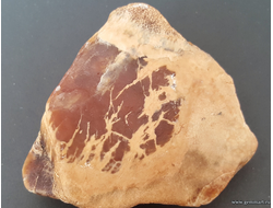 Симбирцит (Кальцит) — галтовка рекой