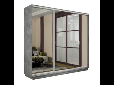 Шкаф купе  3-Х дверный ( Е1) &quot;Экспенс&quot; 1800/2100/2400