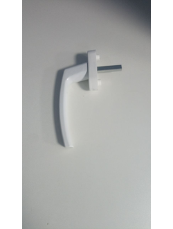 0011-Ручка алюминиевая "Комфорт плюс", 35мм белая (1уп-100шт)