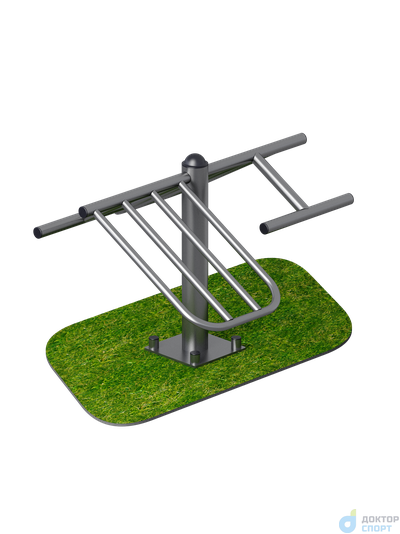 Скамья для пресса двойная