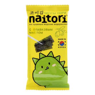 Чипсы нори с оливковым маслом, 3г (Naitori)