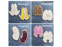 Следы животных №2 8 пар