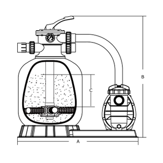 Фильтрационная система Aquaviva FSF350