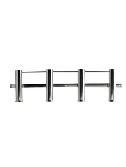 Держатель для четырех удилищ/спиннингов Lalizas 70619 725х193х44,5мм скрытого монтажа из нержавеющей стали AISI316