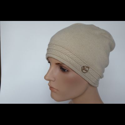 Кашемировая шапка Loro Piana Италия Vizio 7017 бежевая