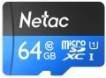 Карта памяти 64GB Netac NT02P500STN-064G-S microSDHC (без SD адаптера) 80MB/s