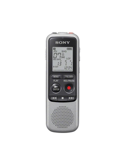 Диктофон цифровой Sony ICDBX140 серебрянный