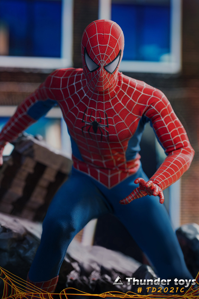 Человек-Паук (делюкс версия) - Коллекционная ФИГУРКА 1/6 Variant Spider Deluxe Edition (TD2021C) - Thunder Toys