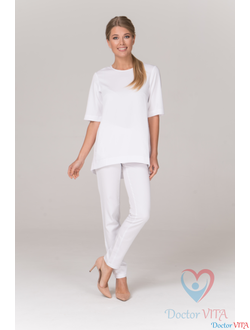 ТУНИКА МЕДИЦИНСКАЯ DR.SUPER "HELEN" БЕЛАЯ