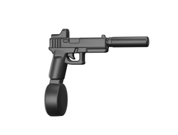 Пистолет BT18 с барабанным магазином | BrickTactical BT18 Drum Mag