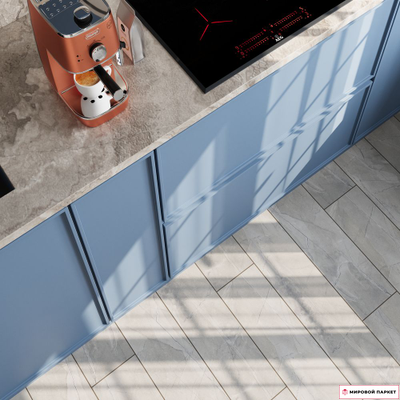 Ламинат Ever Sense Large Мрамор серый EL1002