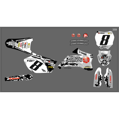 Наклейки Yamaha WRF YZ 2007 Екатеринбург мотопленка.рф