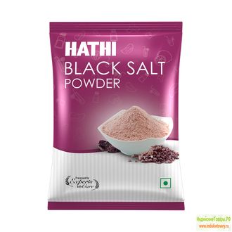 Black Himalayan Salt / Черная гималайская соль / 100 г / пакет / HATHI MASALA™