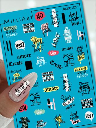 Слайдер-дизайн MilliArt Nails MAX-272