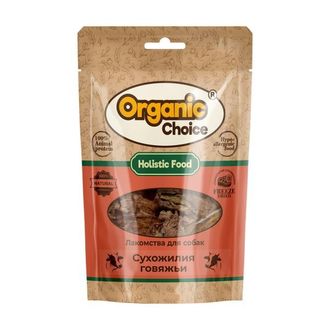 Organic Сhoice 60 г лакомство для собак сухожилия говяжьи