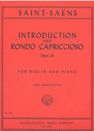 Saint-Saens, Camille Introduction and Rondo capriccioso op.28 for violin and piano