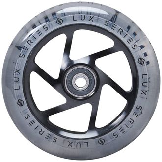 Купить колесо STRIKER LUX SPOKED CLEAR 110 (Black) для трюковых самокатов в Иркутске
