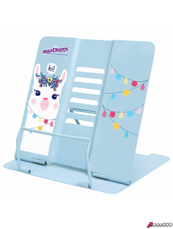 Подставка для книг и учебников ЮНЛАНДИЯ «Lama», регулируемый угол наклона, металл. 237576