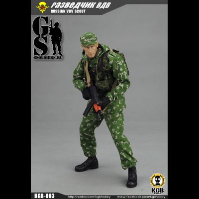 Разведчик ВДВ - коллекционная фигурка 1/6 KGB-003 Russian VDV Scout - KGB Hobby