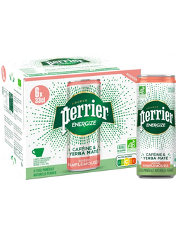 Газированный напиток тонизирующий «Perrier Energize» со вкусом грейпфрута 330мл (24)