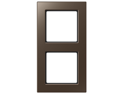 Jung AC582MO рамка 2 пост, цвет мокко