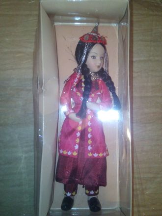 Кукла без журнала. &quot;Куклы в народных костюмах&quot; №23. Туркменский праздничный костюм