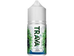 TRAVA SALT (20 MG) 30ml - BLACK CURRANT (ЧЕРНАЯ СМОРОДИНА СО ЛЬДОМ)