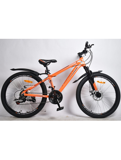 Велосипед Rook MА241D оранжевый/серый