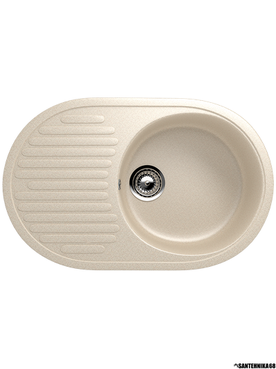 Мойка из искусственного камня Ulgran U-107 (730х455 мм)