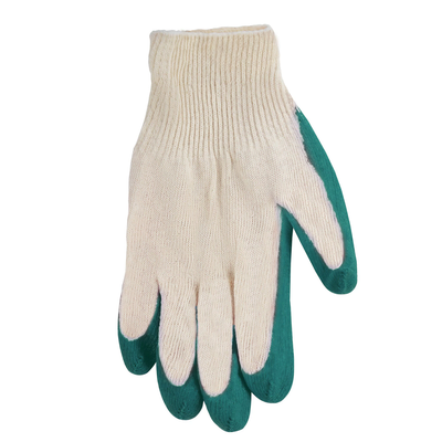 Перчатки хлопчатобумажные износостойкие ОДИНАРНЫЙ облив, 13 класс, КОМПЛЕКТ 5 пар