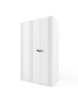 Шкаф 3-х створчатый Мишель Белый