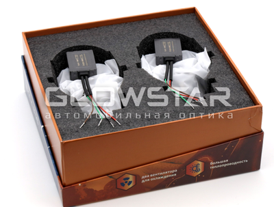 Билед модули Aozoom B-13 2024 (прямоугольные) 3.0 дюйма, 3 чипа, тройная линза, 2 кулера охлаждения, 5500K, 12V, 47W/79W, крепление 3R