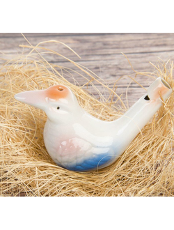 Свистулька водяная керамическая "Райская птичка"