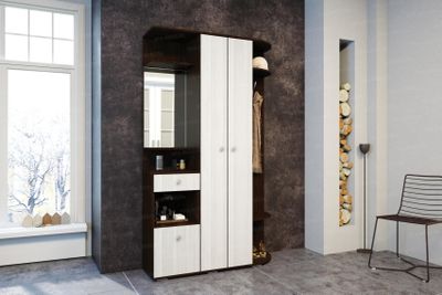 ЛДСП Прихожая ВИЗА Дуб Венге-Сосна Лоредо