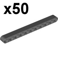 Technic, Liftarm Thick 1 x 11, Dark Bluish Gray (32525 / 4210755 / 4534914 / 4603472)