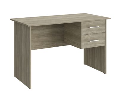 Стол офисный ОФ-112К с тумбой ОФ-21 Блэквуд сатиновый