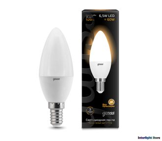 Gauss LED Candle 6.5w 830/840 E14
