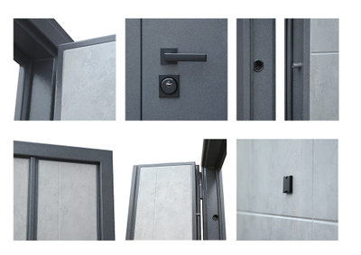 Стальная дверь    «Байкал» (двустворчатая)