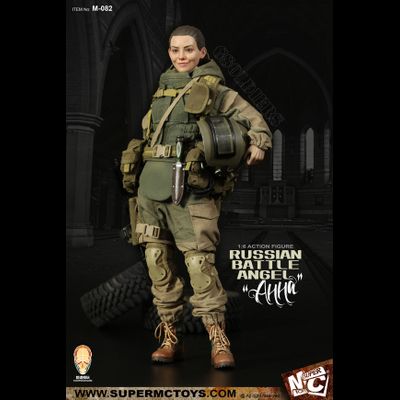 Анна (Российский спецназ) - Коллекционная ФИГУРКА 1/6 scale Russian battle angel Anna (M-082) - SUPER MC TOYS X Face Pool Figure
