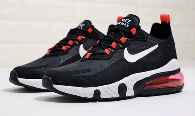 Nike Air Max 270 React Bauhaus (черные с красным)