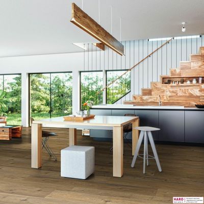 Ламинат Haro Tritty 200 Gran Via Aqua Дуб Сицилия Натур 537377 33 класс толщина 8 мм с фаской 2.68 м2