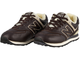 New Balance 574 Brown Leather с мехом